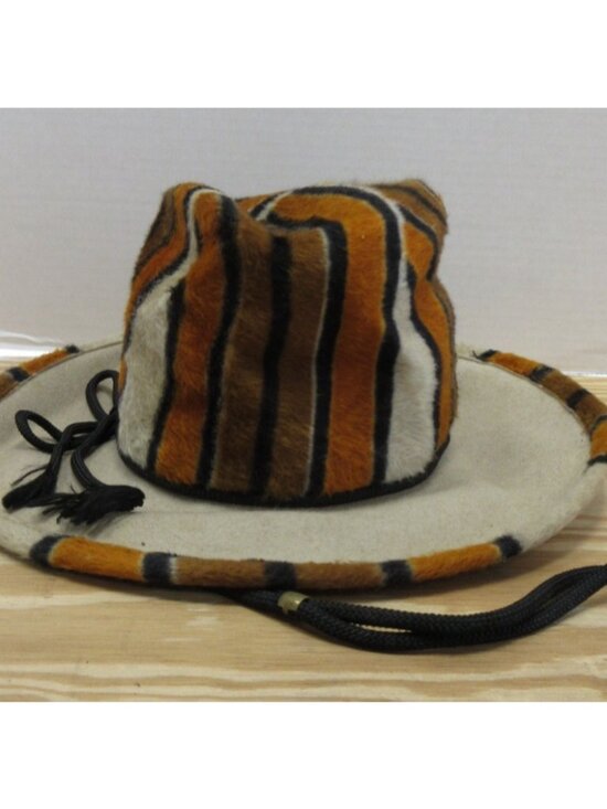 Yves Saint Laurent Accessories - VGT Yves Saint Laurent Hat 6 YSL Faux Fur 60s 70s Festival Austrian